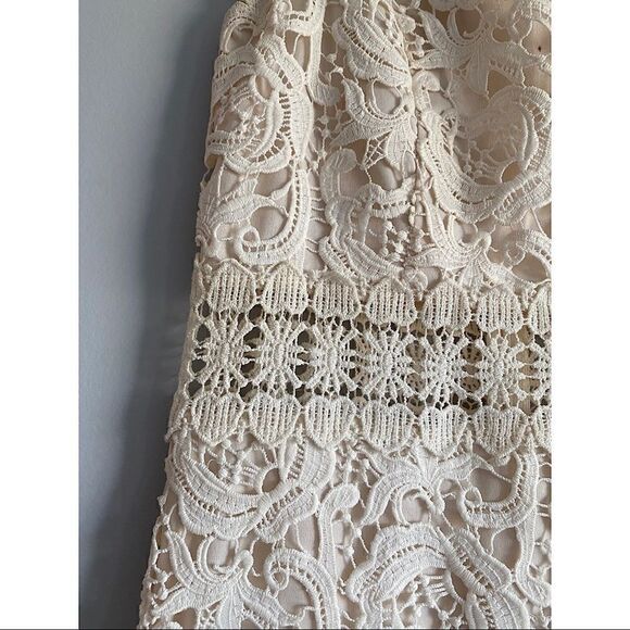 Just Me Floral Lace Midi Dress. Size S - Picture 3 of 6